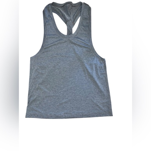 Lululemon Gray Racerback Crisscross Tank - Size 4 - Picture 1 of 2